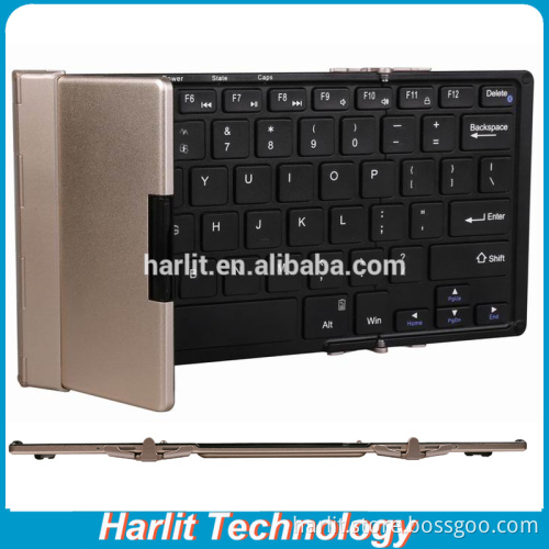 Dual Modes Smart Folding USB Bluetooth 3.0 Keyboard For Computer And Tablet PC Support Bluetooth And Wire USB Connection